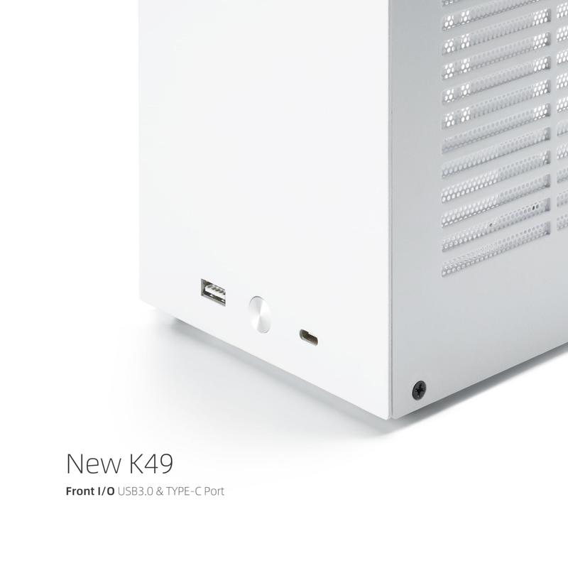Mini capa ITX SGPC K49 Steel/GPU K55 de tamanho completo